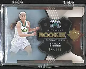 2013-14 UD Ultimate Collection Ultimate Rookie Signature #URS-10 Skylar Diggins - Picture 1 of 2