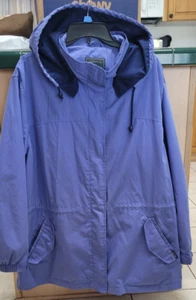 Pacific Trail Damen Regenjacke 2X Windbreaker Kapuze Reißverschluss Druckknopf leicht - Bild 1 von 8