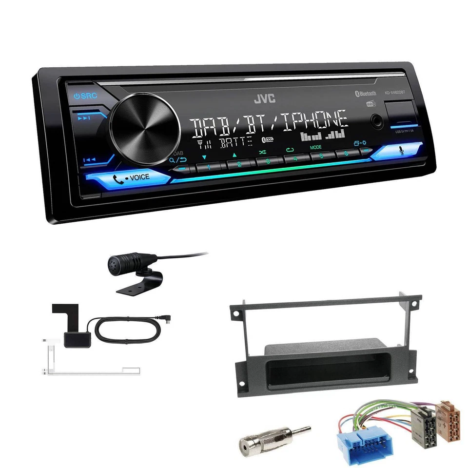 JVC Digital 1-DIN Autoradio DAB+ Bluetooth für Suzuki Splash 2008-2014 - Bild 1 von 4