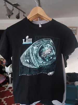Philadelphia Eagles NFL Super Bowl 52 Champs Camiseta Talla S Anillo de Campeonato Foto 1 de 4
