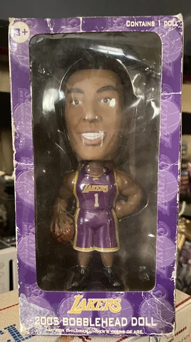 Caron Butler 2005 Carl's Jr Upper Deck NBA LA Lakers Bobblehead Doll  8+ Week #3 Cover