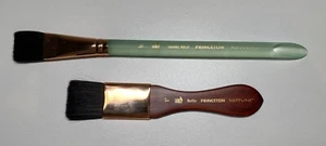 Lot of 2 Princeton Neptune Synthetic Squirrel Watercolour Brush Mottler Wash - Picture 1 of 1