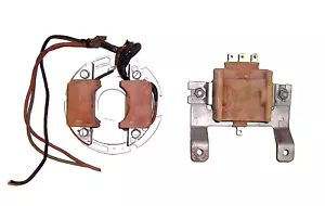 1970s VINTAGE FEMSA TRONIC IGNITION SET for BULTACO, 2-PCS/EX/REFINISHED (#MP11) - Foto 1 di 5