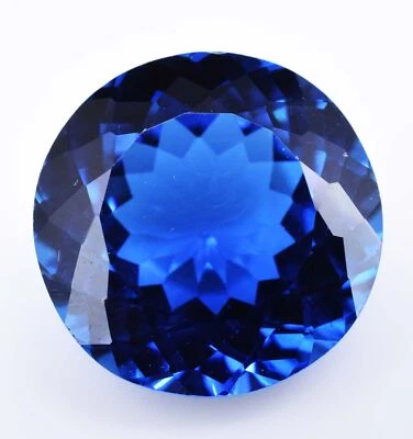 D' Block Natural Tanzanite 14.25 Ct Blue Round Cut Certified Loose Gemstone - Image 1 of 4