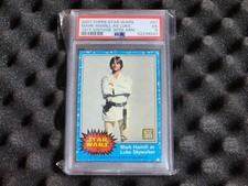 Star Wars Topps 2007  30th Anniversary 1977 BLUE buyback Luke Skywalker PSA 5