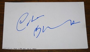 CATE BLANCHETT HAND SIGNED AUTOGRAPH CARD IN PERSON UACC DEALER 