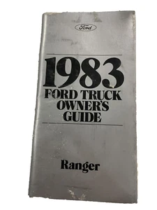 1983 Ford Ranger Owners Manual Factory Original OEM - Bild 1 von 3