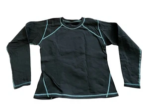 Marmot Womens Tshirt Black M Crew Neck Long Sleeve Lightweight Activewear Top - Picture 1 of 7