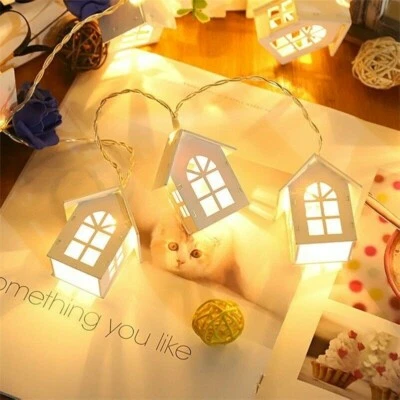 LED String Lights Christmas House Lamp Fairy Battery Operated Party Home Decor - Image 1 of 4