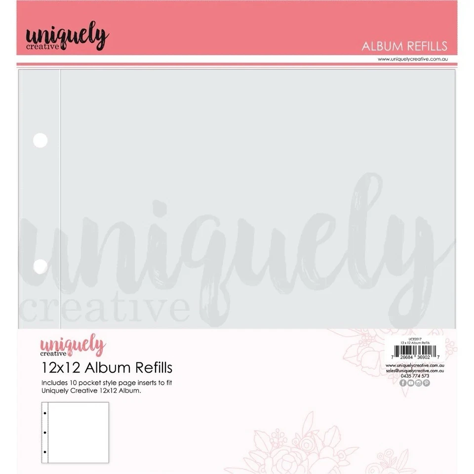 Uniquely Creative 12” x 12” Scrapbooking Album Refills - image 1 of 1