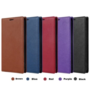 For Samsung S23 FE/S24 Ultra/S22+/S22 Folio PU Leather Magnetic Card Wallet Case - Imagen 1 de 39