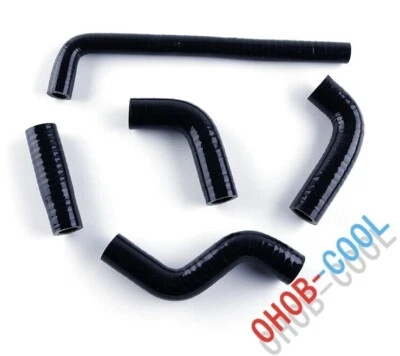 Black For KTM 400EXC 525EXC 450EXC 2002-2006 Silicone Radiator Coolant Hose 2005 - Image 1 of 4