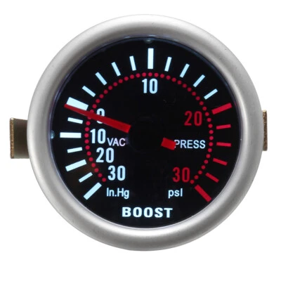 Digital & Pointer LED Car Turbo Boost Meter 0-30 Psi Pressure Gauge 12V 2'' 52mm - Image 1 of 4