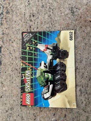 Lego System Space Police Manual Instructions Booklet 6852 - Image 1 of 4