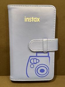 108 Pockets Fujifilm Instax Mini Photo Album- Blue Instant Camera Photo Album