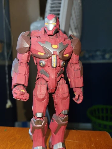 Marvel Legends Crimson Dynamo Custom Cover