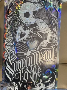 nightmare before christmas simply meant to be poster Foil - Picture 1 of 3