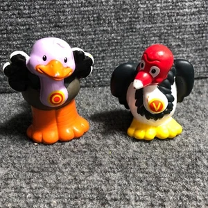 Fisher Price Little People A to Z Learning Zoo (V) Vulture (O) Ostrich 2004 - Picture 1 of 6