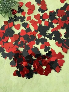 Konfetti Streuteile Pik ♠️ Kreuz ♣️ Herz ❤️ Karo ♦️ 15 Gramm Tischdeko (K56) - Bild 1 von 5