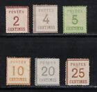 France, 1870, Franco-Prussian War Occupation Stamps, Selection of 6 From N1-N14