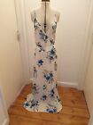 New Lush blue and white floral summer dress size M 
