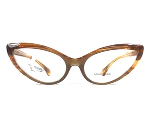 Alain Mikli Eyeglasses Frames A03503 003 Opal Brown Striped Havana 59-18-140 - Picture 1 of 10