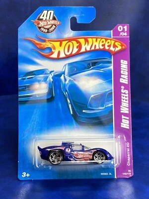 Coche Hot Wheels Racing Chaparral 2D Azul 01/04 Foto 1 de 4