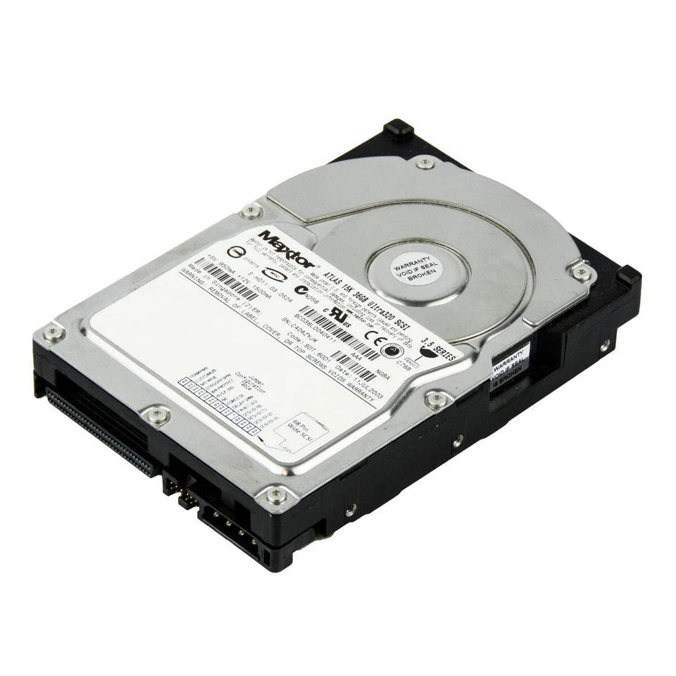 Hard Drive Maxtor Atlas 15K 8C036L0 36GB 15K 8MB SCSI U320 3.5'' - Image 1 of 3