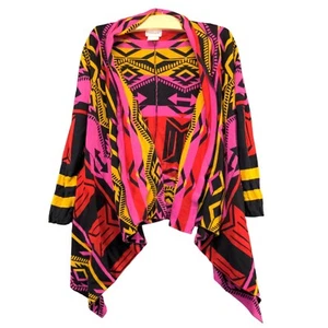 American Girl Open Front Cardigan Sweater Girls M/L Multi Western Aztec - Picture 1 of 11