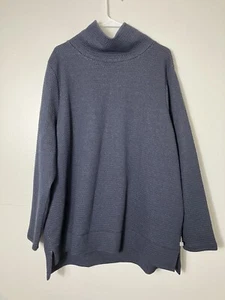 Neu mit Etikett Talbots Pullover Rollkragen Gr. 3XL blau gesteppt Freizeit bequem - Bild 1 von 8