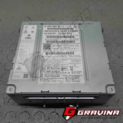A2059008917 CENTRALINA AUTORADIO MERCEDES C205 2015 - Immagine 1 di 4