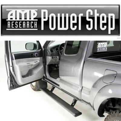 16-21 Toyota Tacoma Access/Double Cab AMP Research Power Side Step Running Board - Imagem 1 de 4