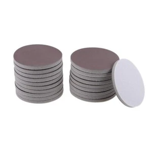 3 in 100PCS Sanding Sponge Hook and Loop 75mm Sanding Disc Corundum 300-400 Grit - Picture 1 of 10