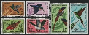 Komoren 1967 - Mi-Nr. 79-84 ** - MNH - Vögel / Birds - Picture 1 of 2