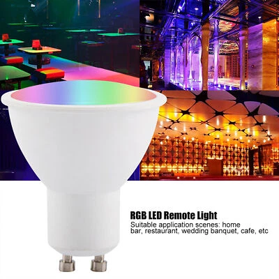 GU10 RGB Color Changing LED Light Bulb Lamp With Remote Control Warm White - Image 1 of 4