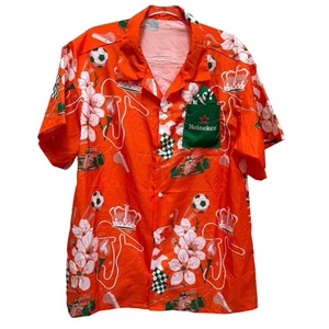 Heineken niederländisches Hawaiihemd Aloha Neuheit Druck und Einstecktuch Formel 1 Formel 1 - Bild 1 von 12