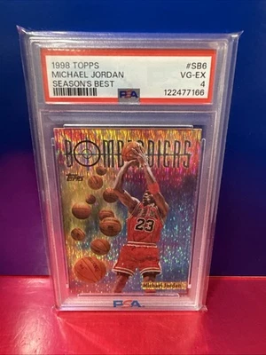 1998-99 Topps - лучшие бомбардировщики сезона Майкл Джордан #SB6 - Изображение 1 из 2