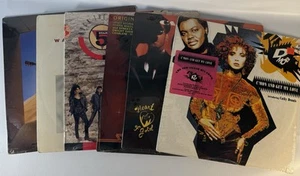 Lot Of 6 Vintage Vinyl Records  Electronic Synth-pop  Sealed - Picture 1 of 17