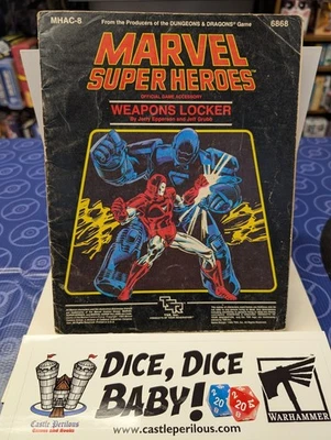 Marvel Super Heroes - Weapons Locker - TSR RPG Game Accessory - Image 1 of 4