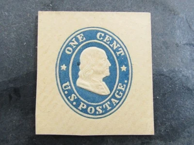 nystamps US Cut Square Stamp # U19 Mint H       N28x2894 - Image 1 of 2