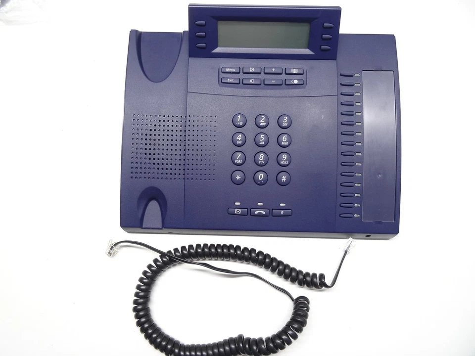 Auerswald COMfortel 1500 ISDN S0/UP0 Systemtelefon blau ohne Hörer - Bild 1 von 1
