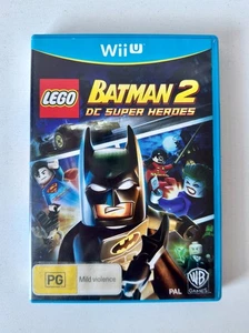 LEGO Batman 2 DC Super Heroes Inc Artwork + Manual Nintendo Wii U VGC AU - Picture 1 of 3