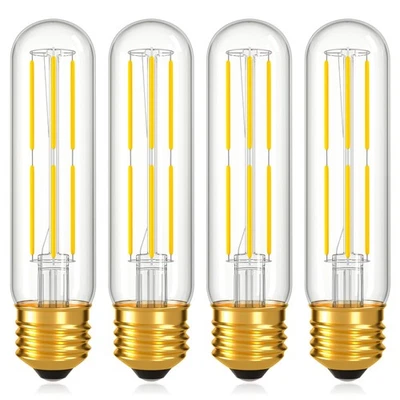 Dimmable E26 T10 LED Bulb Tube Light Bulbs 6W(60W Equivalent),Tubular Light B... - Image 1 of 4