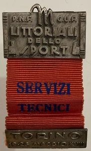 GENOVA LITTORIALI DELLO SPORT GRUPPI UNIVERSITARI GUF 1940 DIST. SERVIZI TECNICI - Foto 1 di 8