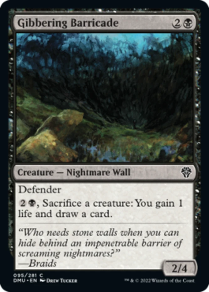 x1 Gibbering Barricade - Dominaria United - NM - MTG - Image 1 of 1