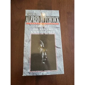 Alfred Hitchcock - Murder/Sabotage/The Man Who Knew Too Much (VHS/EP, 1999,... - Picture 1 of 3