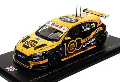 Spark escala 1/43 UK027 - NAPA Ford Focus BTCC 2025 #116 ganador carrera 2 Thruxton Foto 1 de 4
