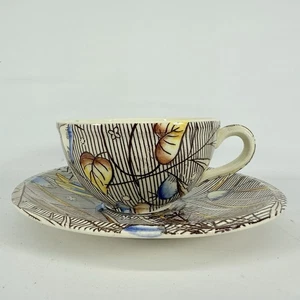 VERNON Kilns DISNEY FANTASIA set tazza e piattino tazza da tè vintage 1940 raro B - Foto 1 di 16