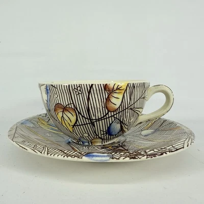 VERNON Kilns DISNEY FANTASIA Vintage 1940 Cup & Saucer Teacup Mug Set Rare B - Image 1 of 4