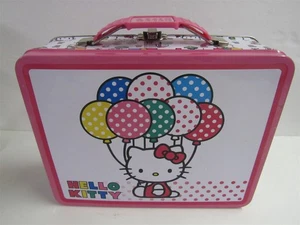2010 Sanrio Hello Kitty Metal Lunch Box By Tin Box Company Free Shipping - Picture 1 of 3